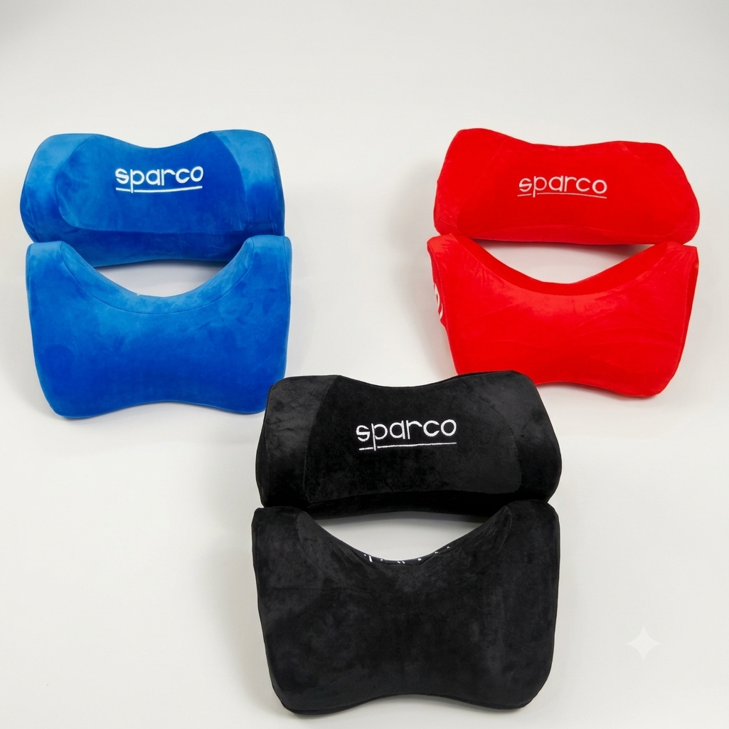 SPARCO MEMORY FOAM NECK REST PILLOWS (Pair) view 3