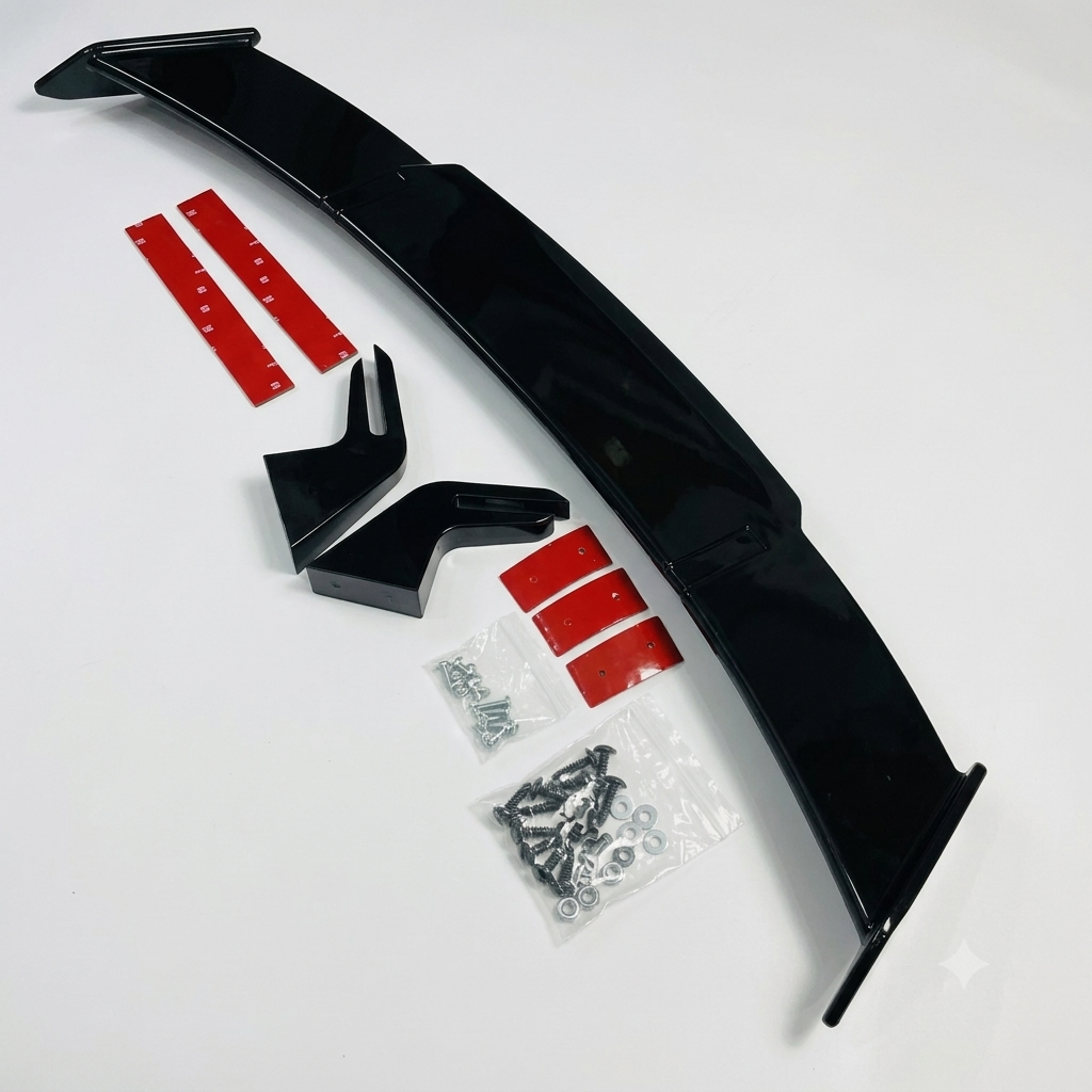UNIVERSAL GT-STYLE REAR SPOILER Wing For Sedans view 4