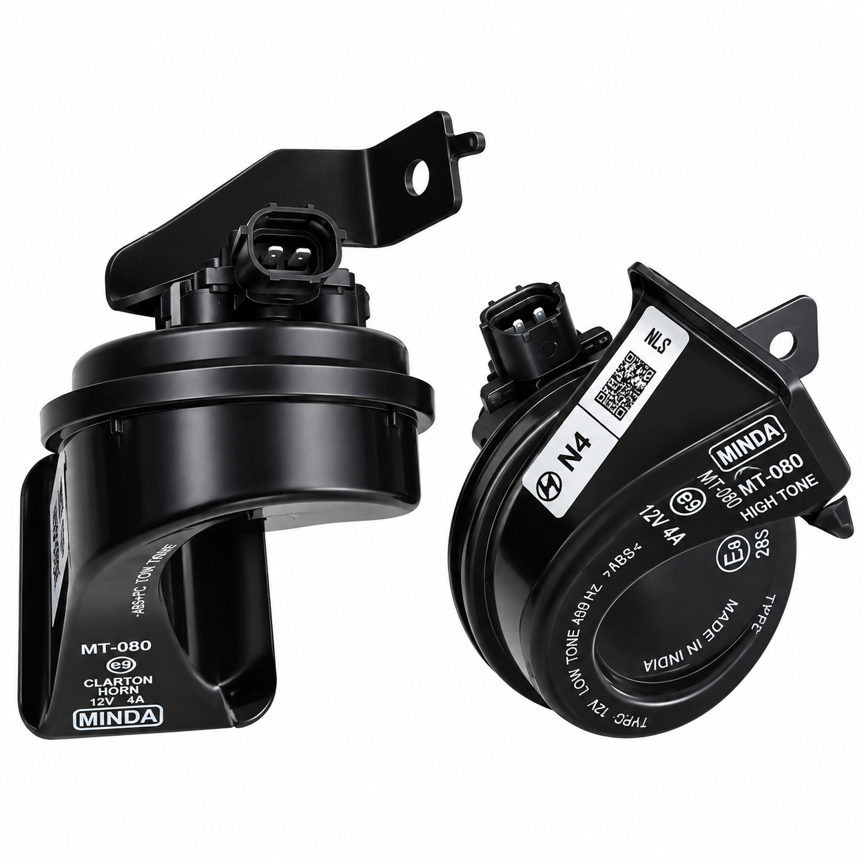 Uno Minda [KIA SHOWROOM OBTAINED] Trumpet Horn Set,  12V view 3