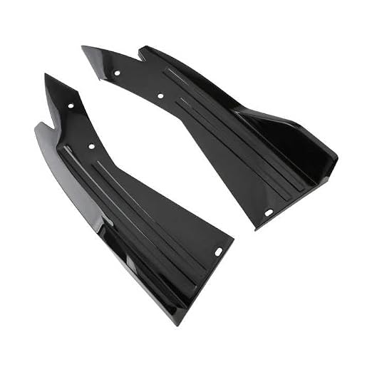 Glossy Black Car Rear Bumper Lip Diffuser Splitter Potector Universal for All Cars view 3
