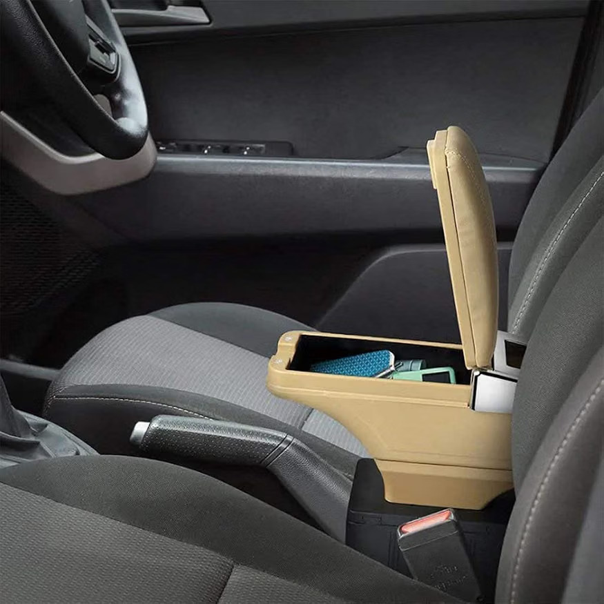 Car armrest BEIGE for all cars suitable  view 4